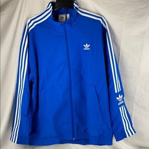 Adidas Lock Up Track Top Jacket Blue Size XL